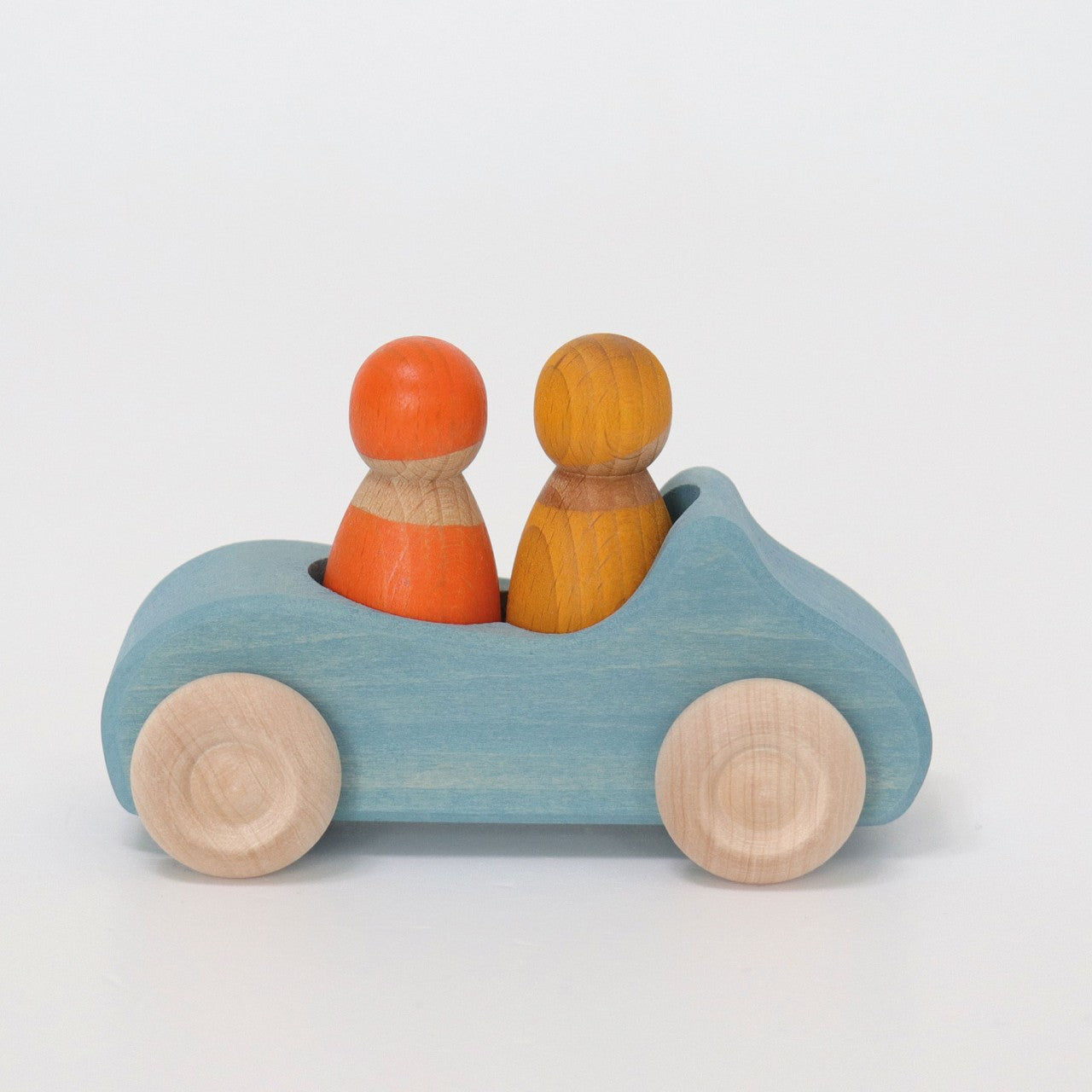 Grimm's Wooden Large Convertible Blue Car