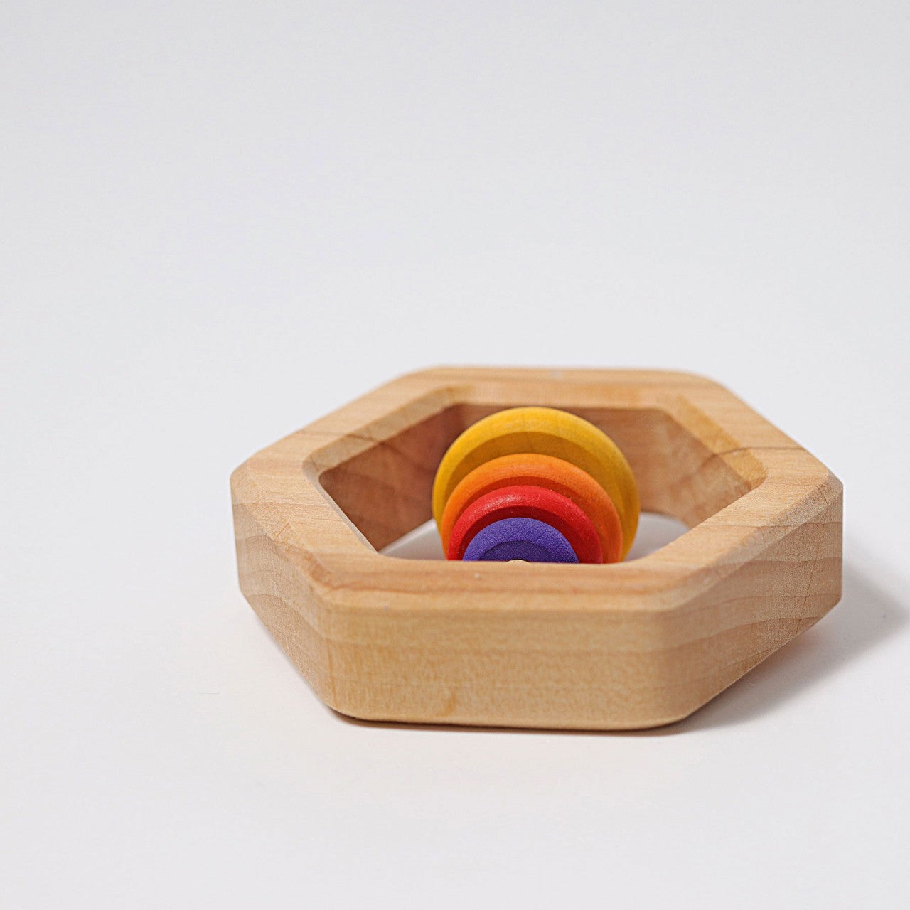 Wooden Grimm's Hexagonal Rattle
