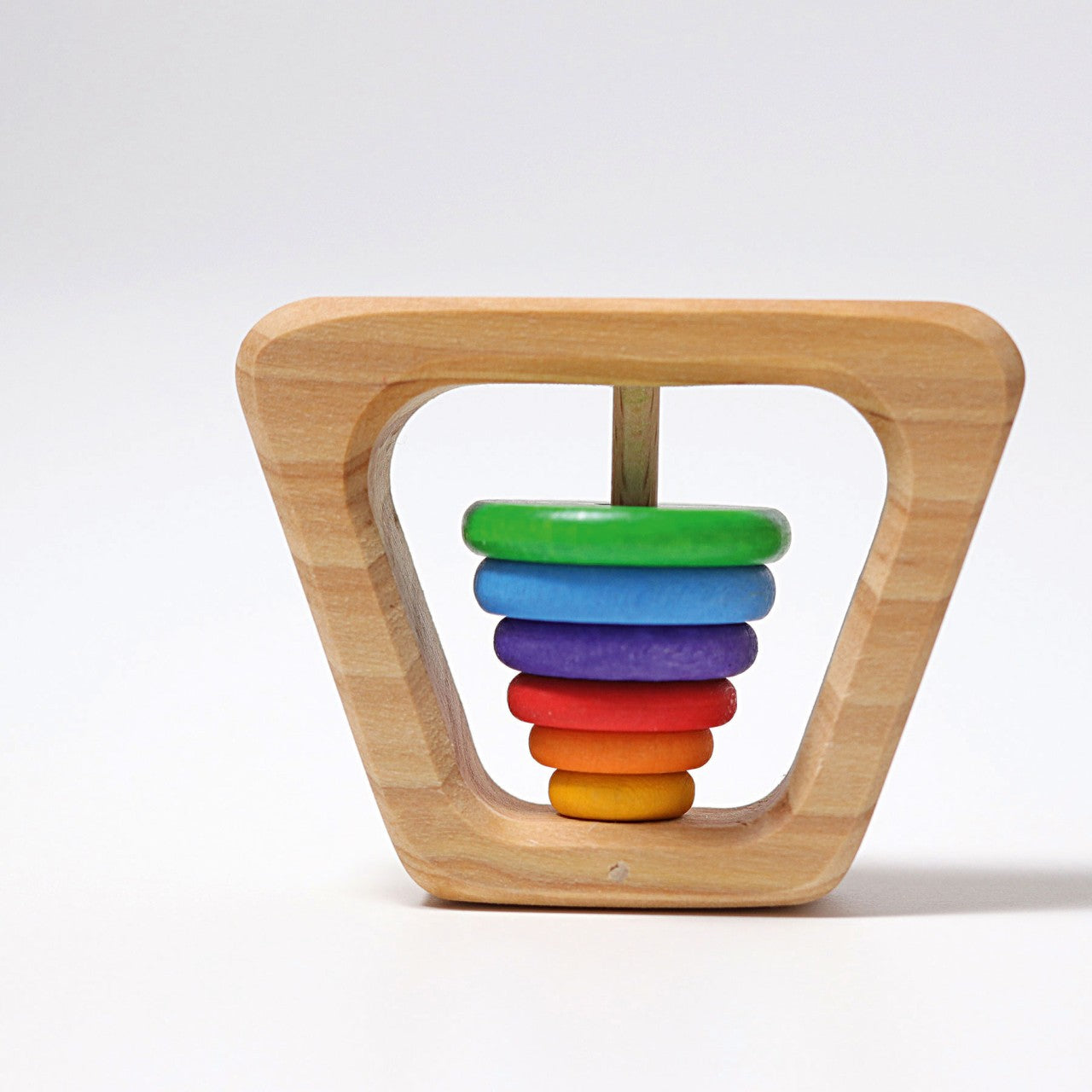 Wooden Grimm's Pyramid Rattle