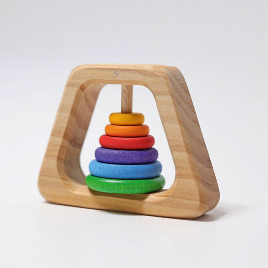 Wooden Grimm's Pyramid Rattle