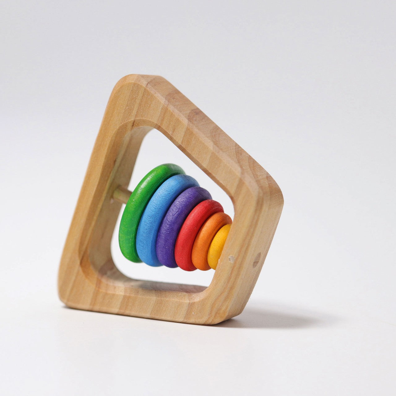 Wooden Grimm's Pyramid Rattle