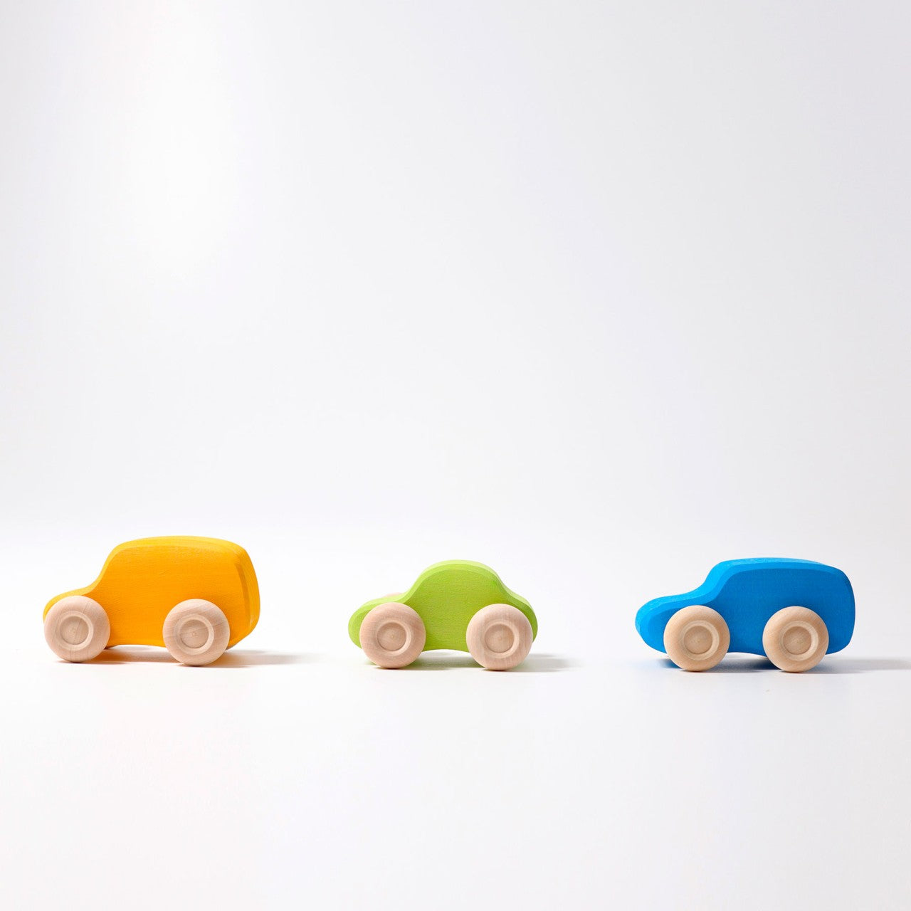 Grimm's Wooden Colored Cars Set