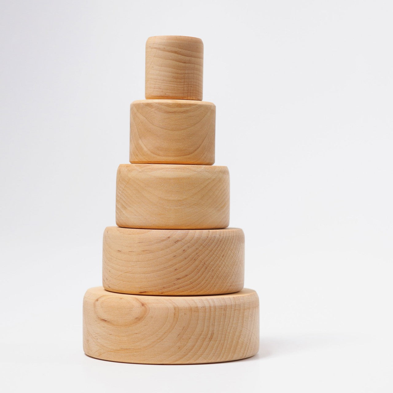Grimm's Wooden Stacking Cups Natural