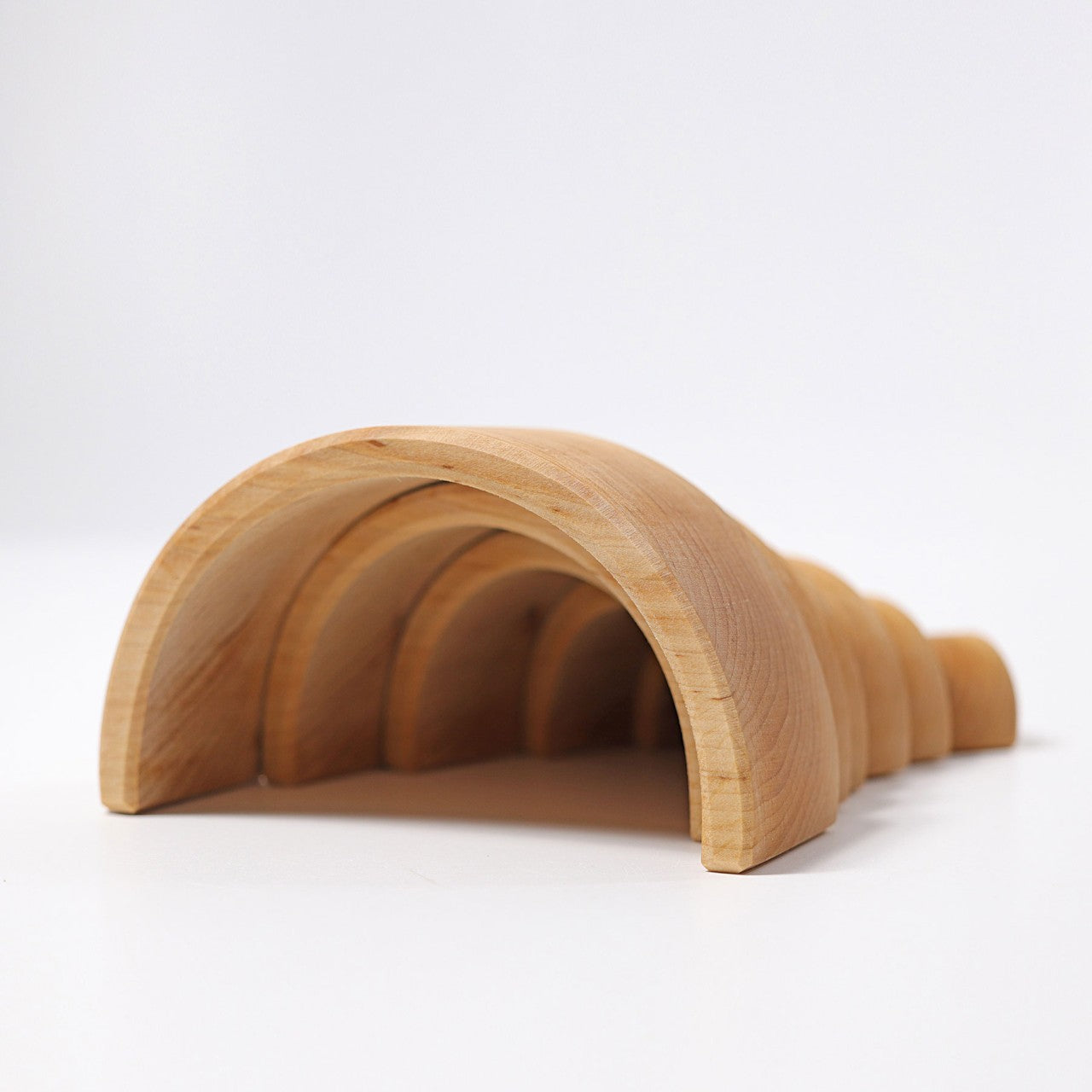 Grimm's Wooden Rainbow Tunnel Natural