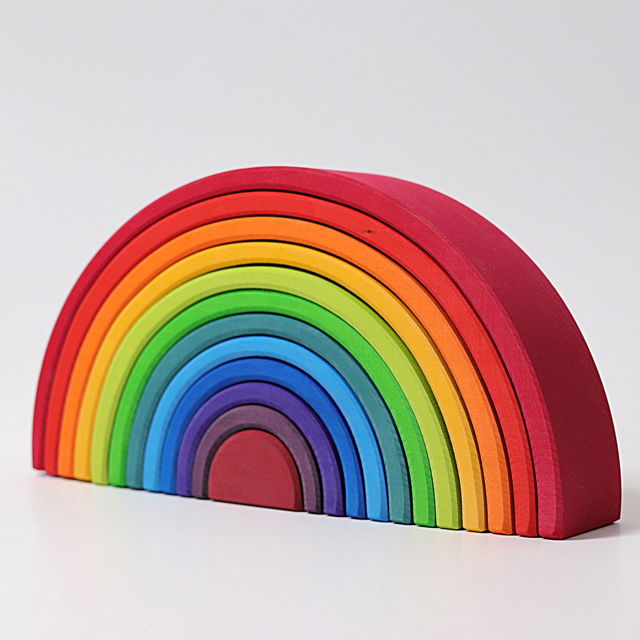 Grimm's Wooden 12pc Rainbow Tunnel